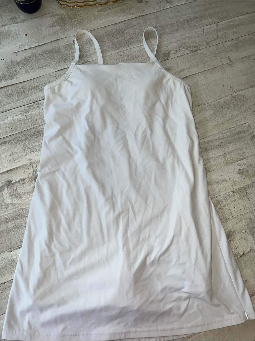 White athletic dress